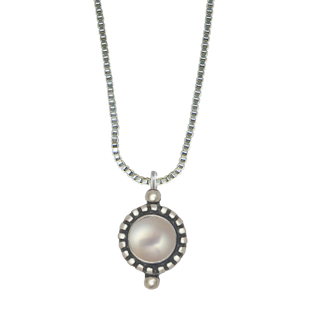 Sterling Silver Cultured Freshwater Pearl Pendant Necklace